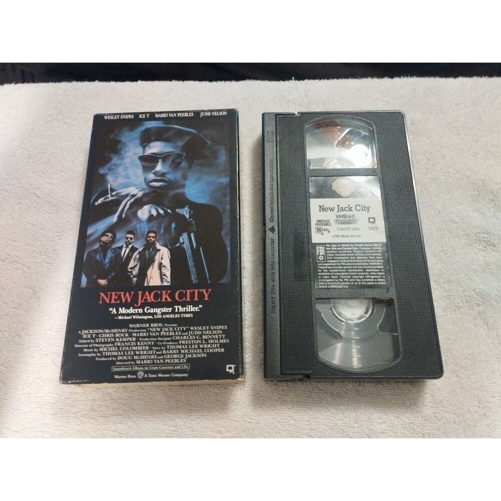 New Jack City VHS Wesley Snipes Ice-T Gangster Movie 1991 VHS